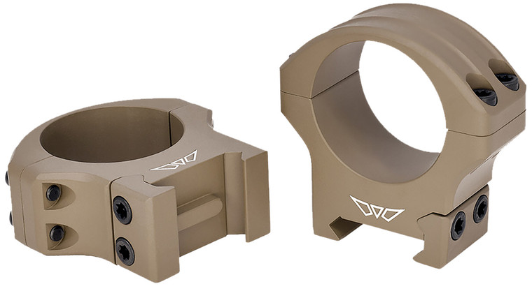Warne HyperLite 1-Inch Medium Scope Rings, MagnaFusion Alloy, 8501DE