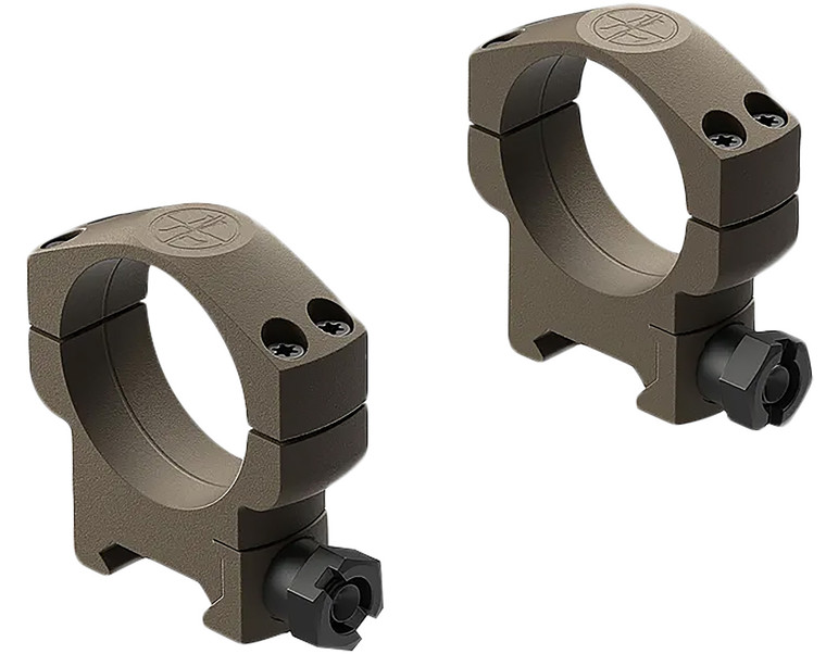 Leupold Mark 4 35mm High Aluminum Scope Mount Rings, Picatinny Rail, Flat Dark Earth - 185237