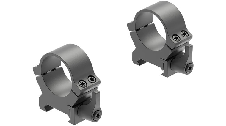 Leupold QRW2 Quick Release Weaver Rings, 1-Inch Medium, Matte Steel, Part 174068