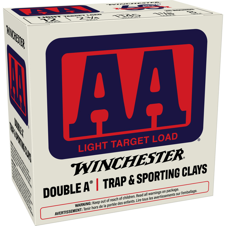 Winchester Ammunition AA 250th Anniversary 12 Gauge Shotshells – 1 1/8 oz #8, 10 Rounds per Box