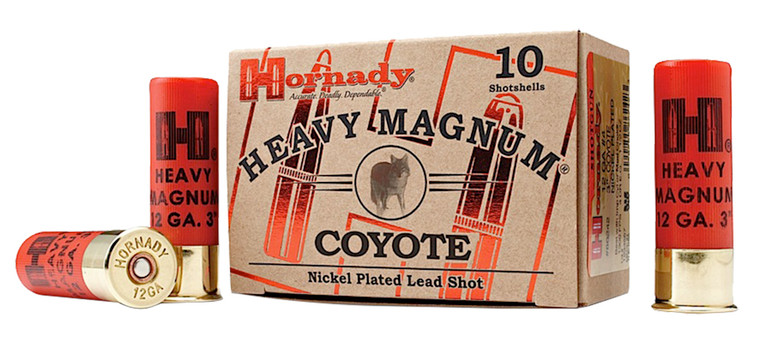 Hornady Heavy Magnum Coyote 12 Gauge Shotshells, 1 1/2 oz BB Shot, 1300 fps - 10 Rounds