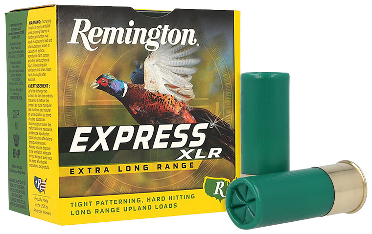 Remington Ammunition Express XLR 12 Gauge Lead Shotgun Shells – 2.75-inch, 1 1/4 oz, Shot Size 5