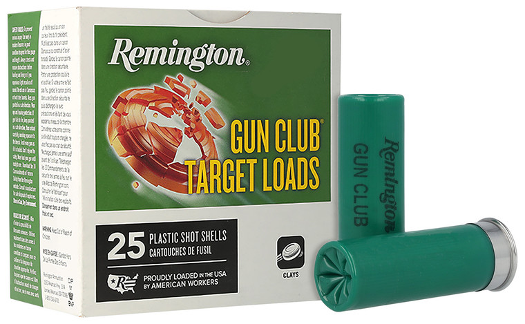 Remington Ammunition Gun Club 12 Gauge 8 Shot 1 oz Lead Target Loads (Part #20081)