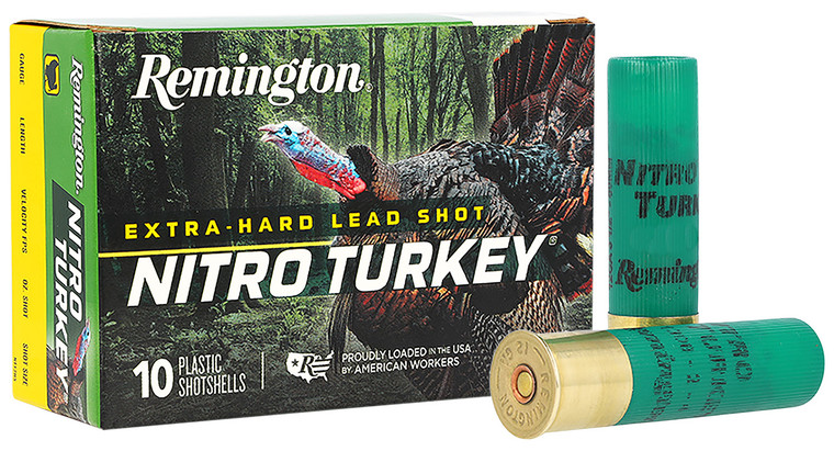 Remington Ammunition Nitro Turkey Magnums 12 Gauge 4 Shot, 1-1/2 oz, 2.75 Inch, 10 Rounds