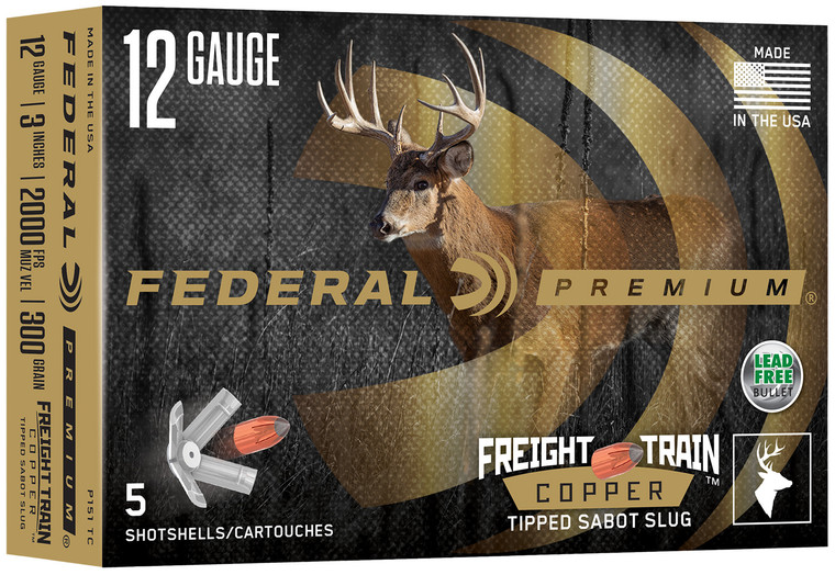 Federal P209FT 20 Gauge 3-inch SlugShot Shotshell Load - Premium Freight Train Series