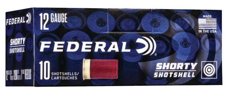Federal SH129RS 12 Gauge Rifled Slug Shotshells – 1.75-inch, 1 oz, 1200 fps, Pack of 10