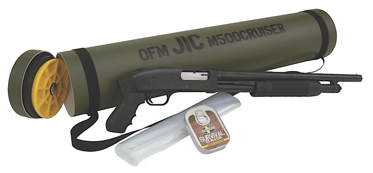 Mossberg 500 12 Gauge JIC Cruiser Shotgun with 18.5-inch Barrel and Synthetic Pistol Grip