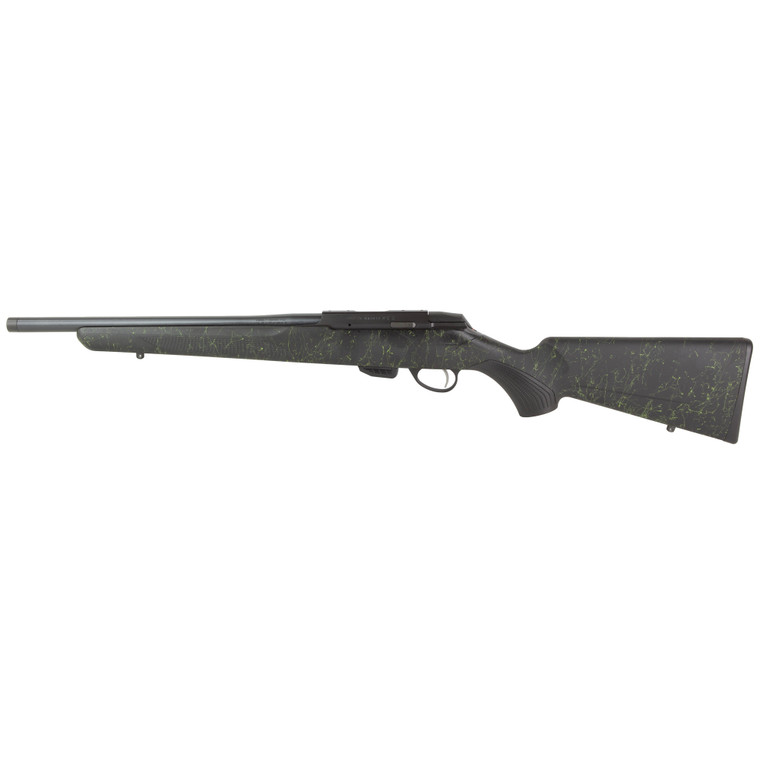 Tikka T1X RT 17HMR Bolt Action Rifle with Threaded Barrel - 16 Inch, Synthetic Stock, Green