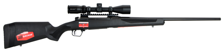 Savage 57318 Apex Hunter XP Rifle with Vortex Crossfire II 3-9x40mm Scope – Left-Handed .22-250 Remington Bolt Action