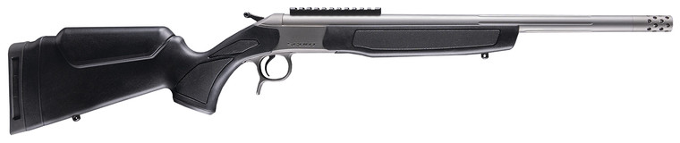 CVA CR4443S Scout SS TD .450 Bushmaster Rifle with 22-Inch Fluted Barrel and Adjustable Stock