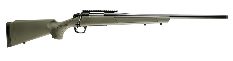 CVA CR3910G Cascade 7mm Rem Mag Bolt-Action Rifle with Threaded Barrel and Green Stock Finish
