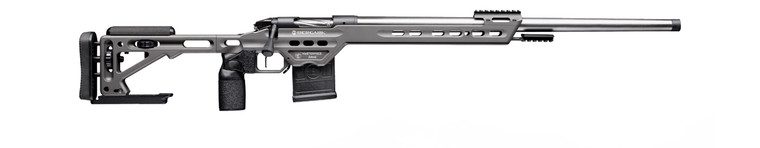 Bergara Rifles BPR256GT Premier Competition Rifle in 6mm GT, 26-inch Barrel, Gray Stock