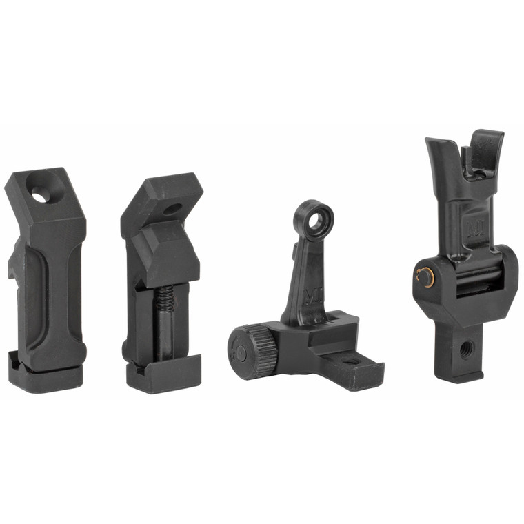 Midwest Industries MI-CRS-OSS 45 Degree Offset Combat Rifle Sights for AR-15 and Rail Platforms