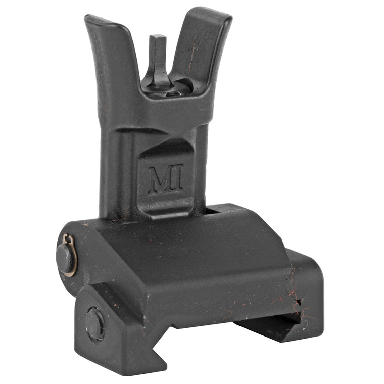 Midwest Industries Combat Rifle Front Sight MI-CRS-F – Low Profile Folding Mil-Spec Height Sight in Black