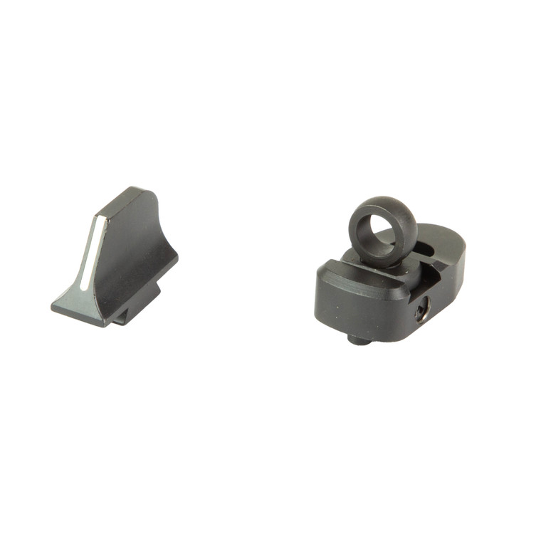 XS Sights Lever Rail Ghost Ring WS for Henry .45-70 with White Stripe