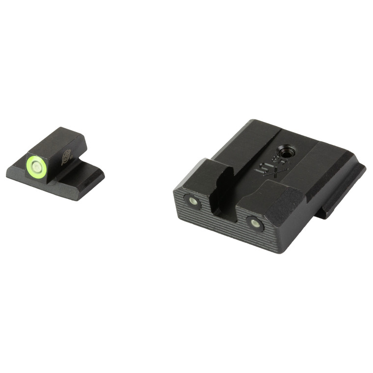 XS Sights R3D 2.0 Night Sights for HK P30, VP9 – Green Tritium Front and Serrated Blacked-Out Rear