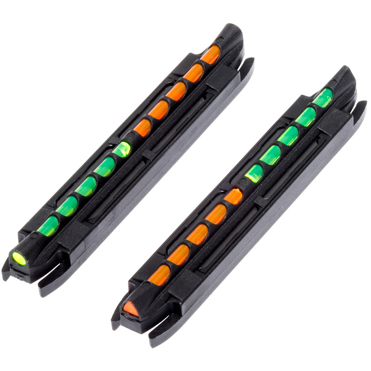 Hi-Viz Magnetic Two-In-One Shotgun Sight with Reversible Green and Orange LitePipes