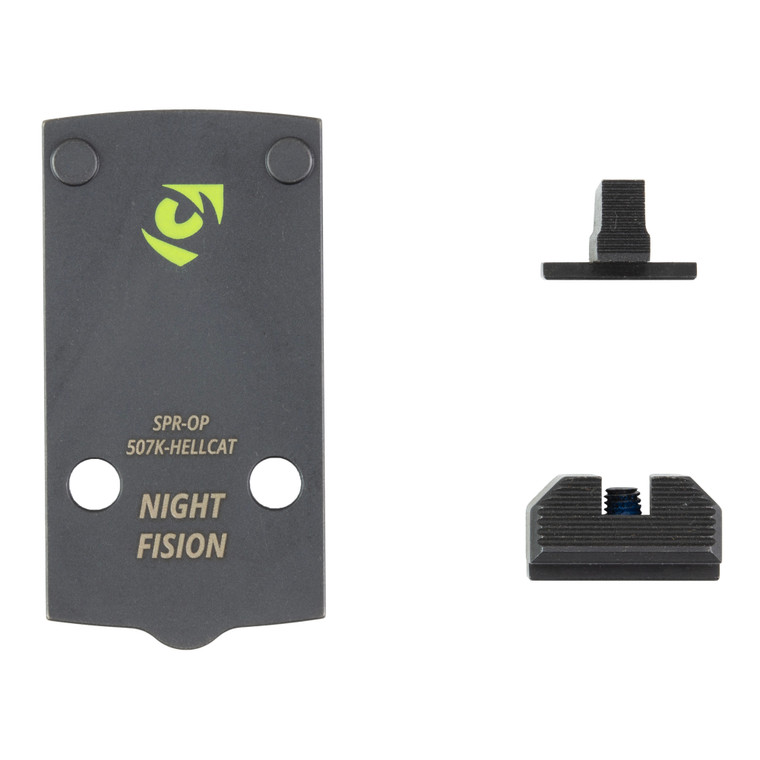 Night Fision NF Plate+Backup Sight Combo for Hellcat - Precision Co-Witness Mounting Solution