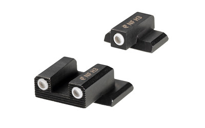 Night Fision Tritium Night Sights for Smith & Wesson Bodyguard – Model NF TRIT SGT S&W BDYGRD 2 STD WHT/WHT