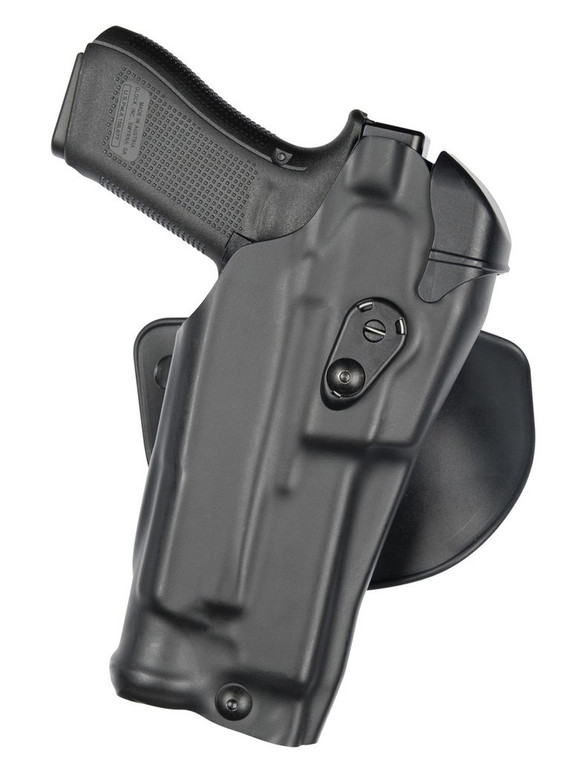 Safariland Model 6378RDS ALS Concealment Paddle Holster for Glock 19 MOS with Light, Black STX Tactical Finish