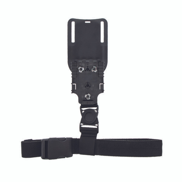 Safariland RGR-UBL Low-Ride Belt Loop with QLS 22 Receiver Plate – Black, 2-Inch Belt Width