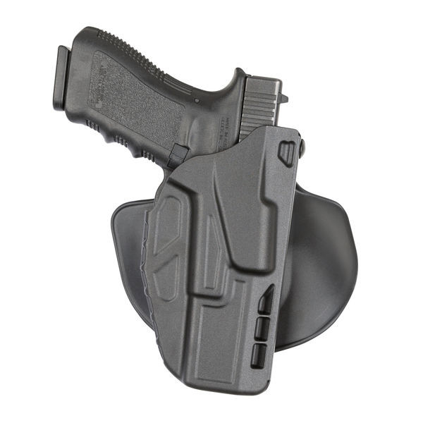 Safariland Model 7378 7TS ALS Concealment Holster for Glock 19, 19X, 23, 45 – Black, Right Hand