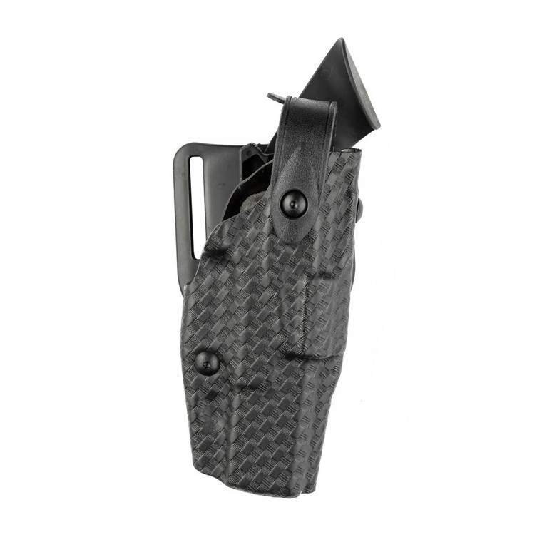 Safariland Model 6360 ALS/SLS Mid-Ride Duty Holster for Sig Sauer P229R, Black STX Basket Weave Finish