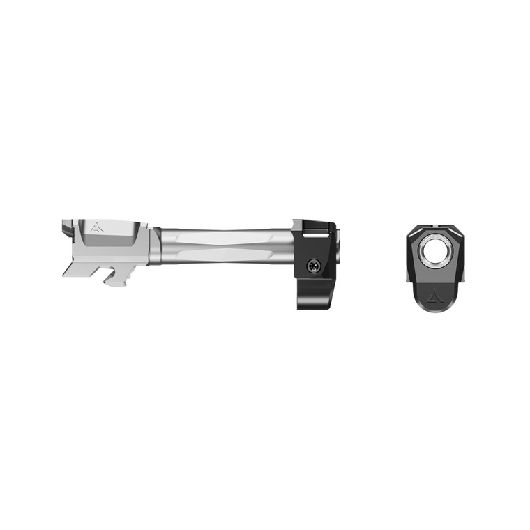 Radian Weapons Radian Afterburner RAMJET Micro Compensator for Glock 43X in Black and Gray