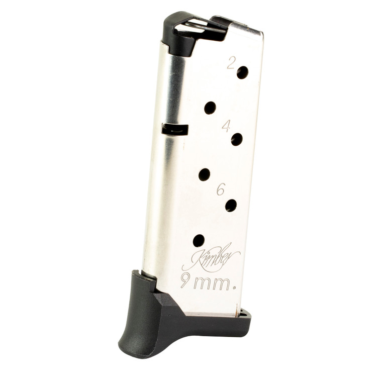 Kimber America MAG Kimber Rapide Micro 9mm 7-Round Silver Magazine Part 1200930A