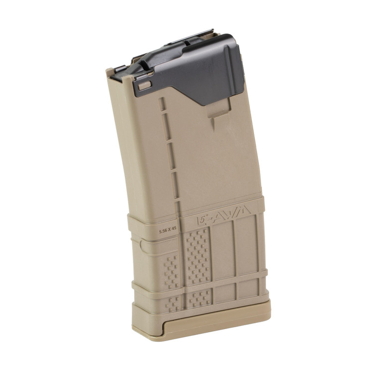 Lancer Systems L5 Advanced Warfighter Magazine for 5.56 NATO, 5 Rounds, Flat Dark Earth