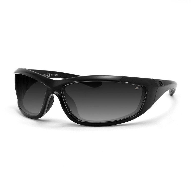 Bobster Charger Anti-Fog Safety Glasses with Smoke Gray Lenses