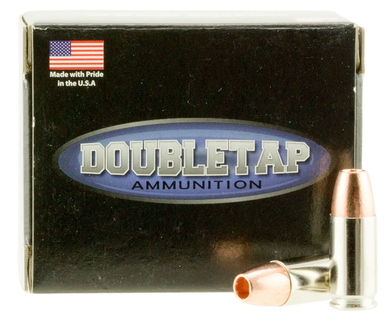 DoubleTap Ammunition DTAP 9mm Luger +P 115-Grain Lead-Free Bullet for Home Defense (20 Rounds per Box)