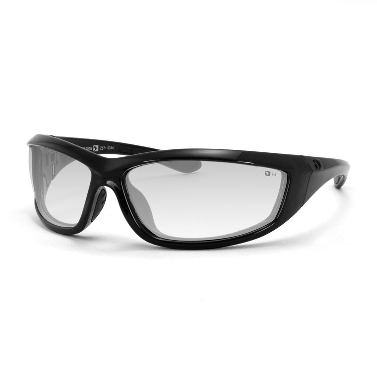 Bobster Charger ECHA001C Safety Glasses with Clear Lenses and Anti-Fog Polycarbonate Protection