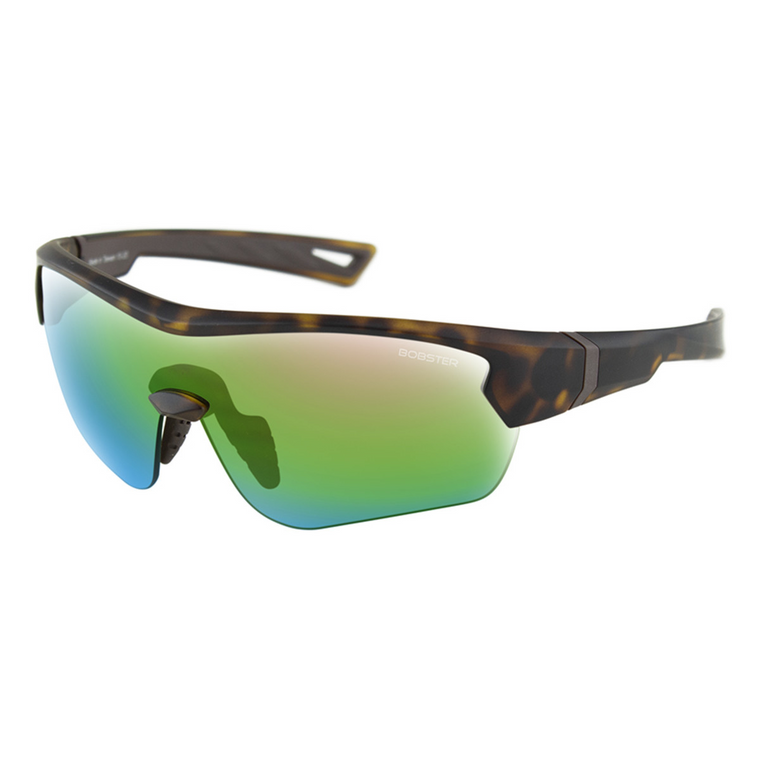 Bobster Stella Matte Tortoise Glasses with Brown/Pink Mirror Lenses - Comfortable Fit & UV Protection