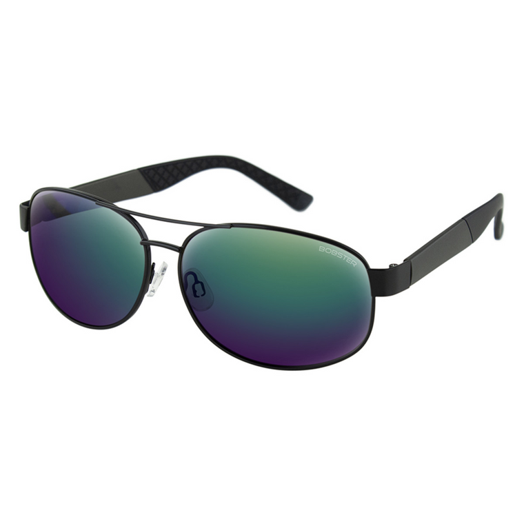 Bobster Commandant BCOM101HD Aviator Style Sunglasses with HD Lenses
