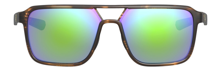 Leupold Bridger Matte Tortoise Emerald Mirror Eye Protection Glasses - Part 186747