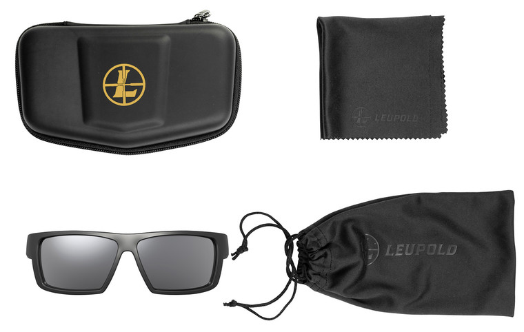 Leupold Switchback Matte Black Eyewear with Shadow Gray Flash Lens Part 179092