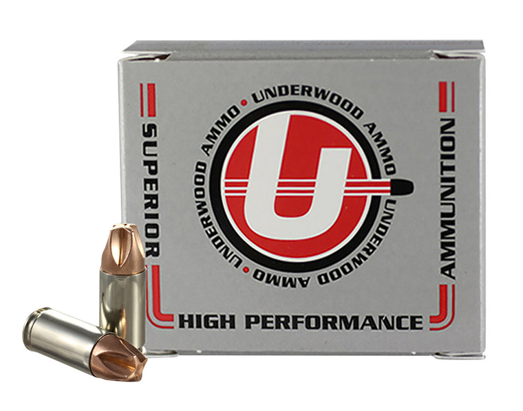 Underwood Ammo 815 9mm Luger Xtreme Defender 90-Grain Monolithic Solid Copper Personal Defense Rounds