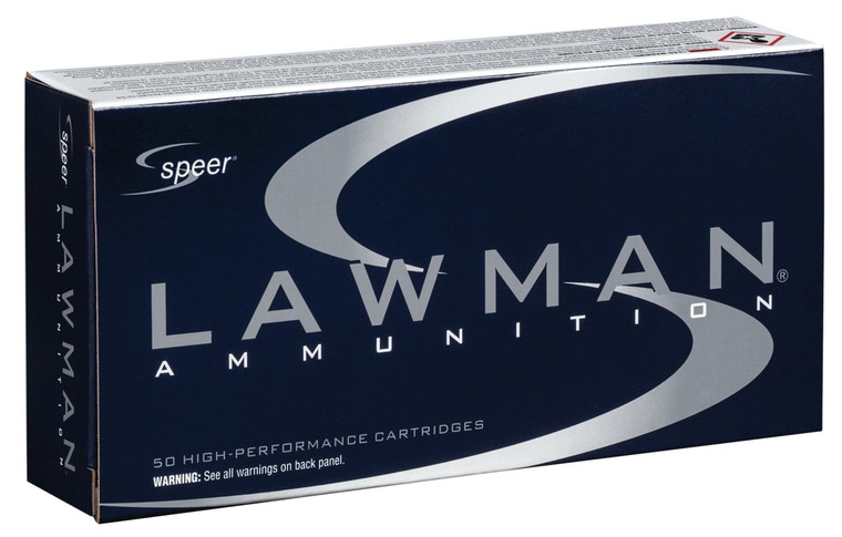 Speer Ammo Lawman 9mm Luger 147gr TMJ Centerfire Handgun Rounds (50 Rounds per Box, 20 Boxes per Case)