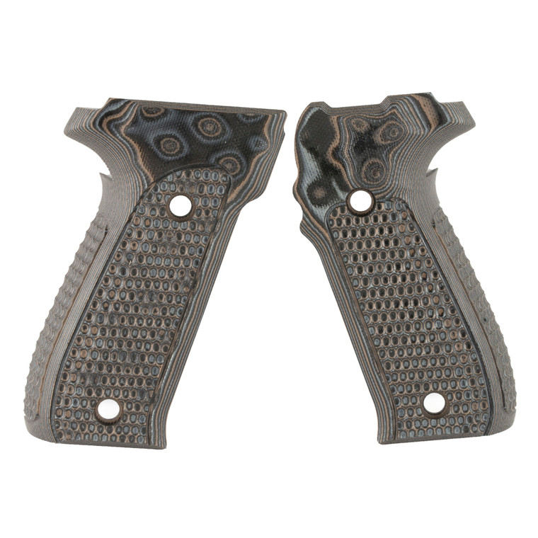Hogue Piranha G10 G-Mascus Grips for Sig Sauer P226 - Black and Gray