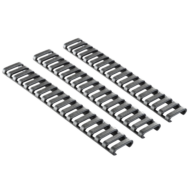 Ergo Grip ERGO 18-Slot Low-Pro Rail Covers 3-Pack in Black