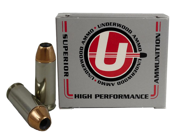 Underwood Ammo 231 10mm Auto 135 Grain Jacketed Hollow Point Centerfire Handgun Rounds