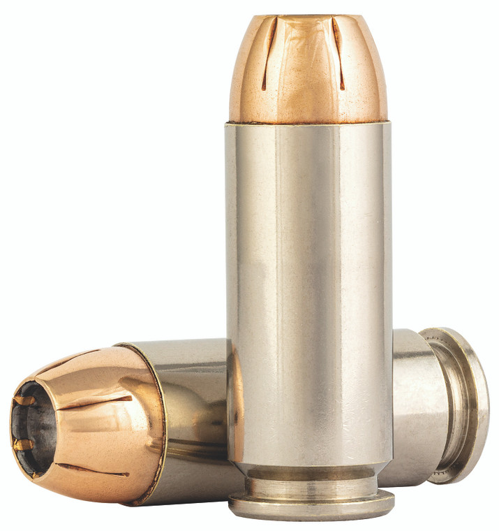 Federal PD10P1 10mm Auto Jacketed Hollow Point 200-Grain Centerfire Handgun Rounds for Home Defense