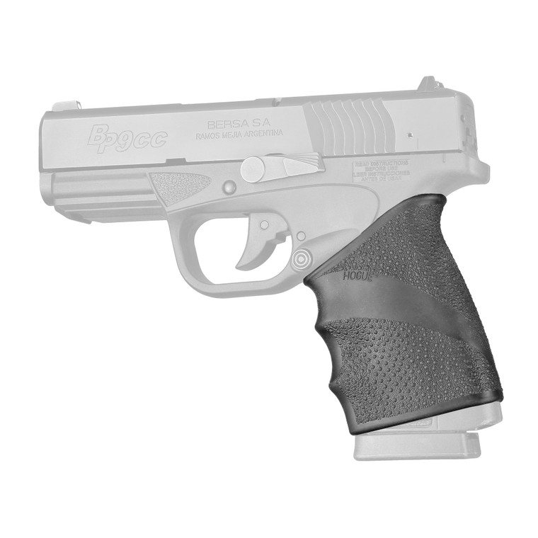Hogue HandAll Universal Grip Sleeve for Small Frame Handguns - Black (Part #17110)
