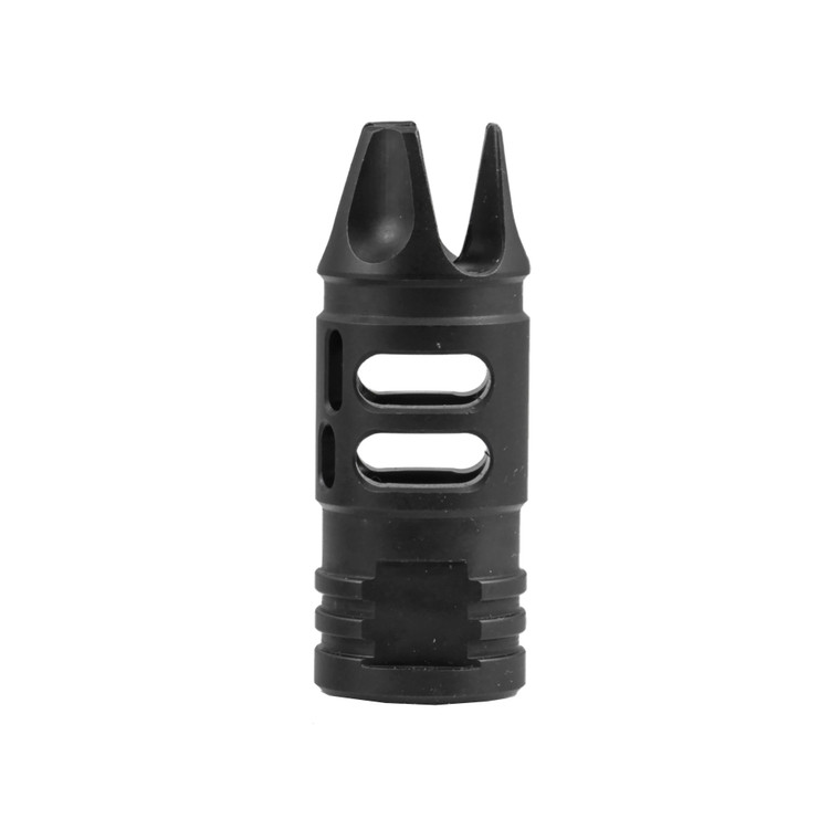 Mission First Tactical MFT 3 Prong Ported Muzzle Brake for AR-15 in Black, Caliber .223 Remington