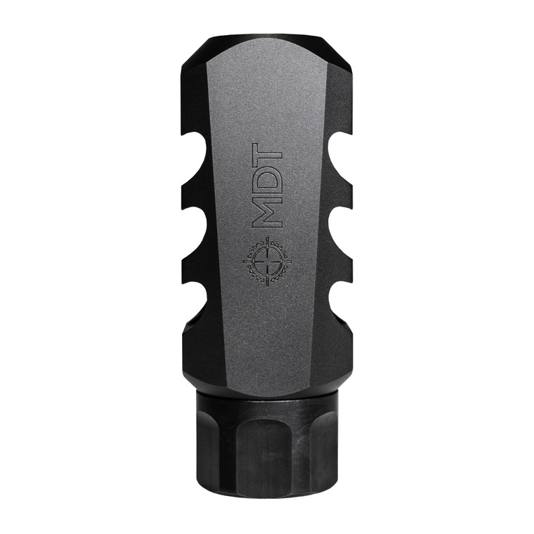 MDT Elite Muzzle Brake 1/2x28 Black for 223 Remington Rifle