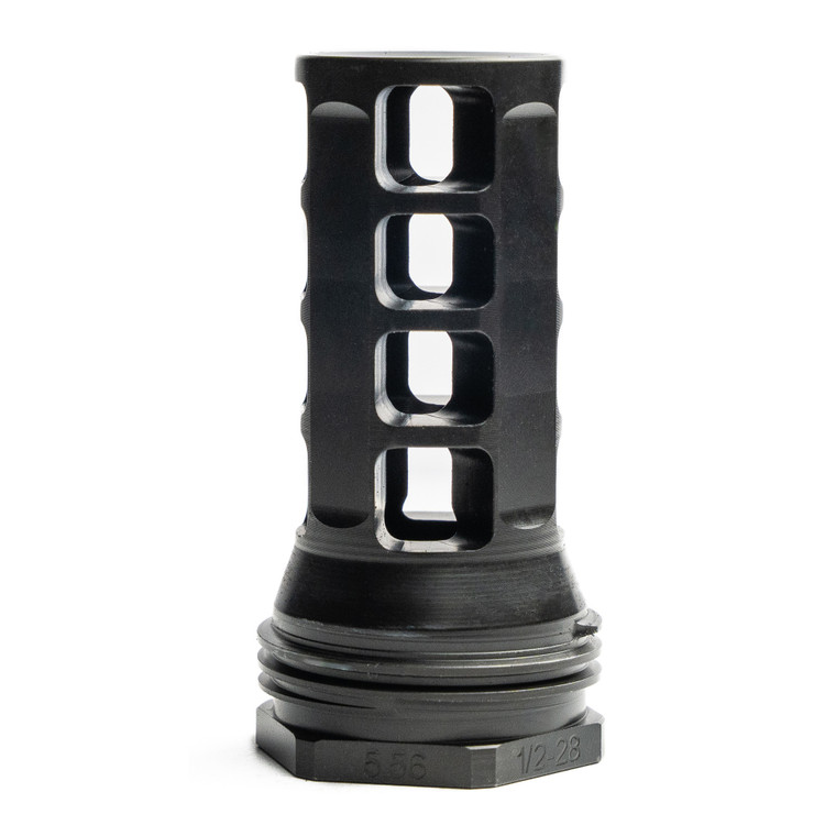 HUXWRX Safety Co. Muzzle Brake QD 338 5/8x24 for Recoil Reduction
