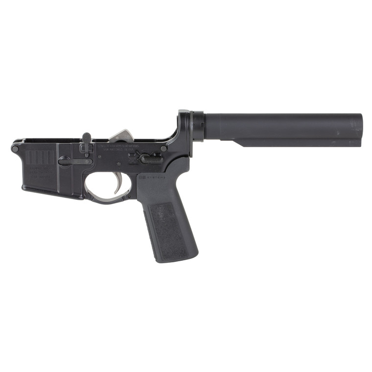 Sons of Liberty Gun Works Stripes Logo Complete Lower Receiver in Black