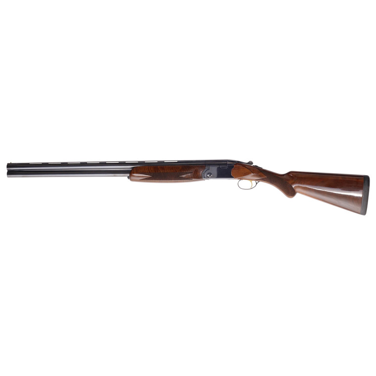 Weatherby Orion Matte Blue Over/Under Shotgun - 12 Gauge, 28 Inch Barrel, Walnut Stock