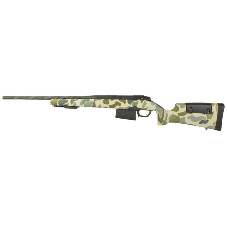 Weatherby WBY 307 HUSH 7mm Backcountry Bolt-Action Rifle with Threaded Barrel and Camo Synthetic Stock